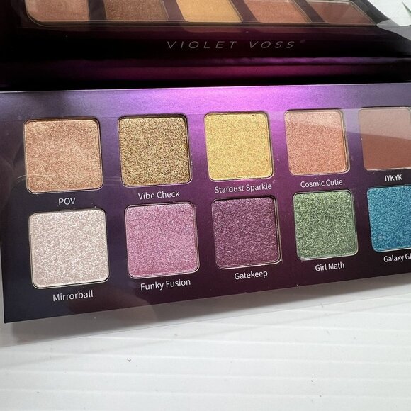 Violet Voss DISCO DRIP Eye Shadow Palette 0.46 Oz/ 13g Full Size 10 shades New - Picture 2 of 5
